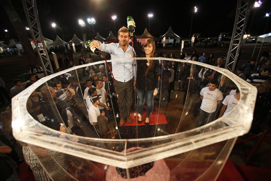 World's Largest Wine Glass (Record set by Lebanon) 00