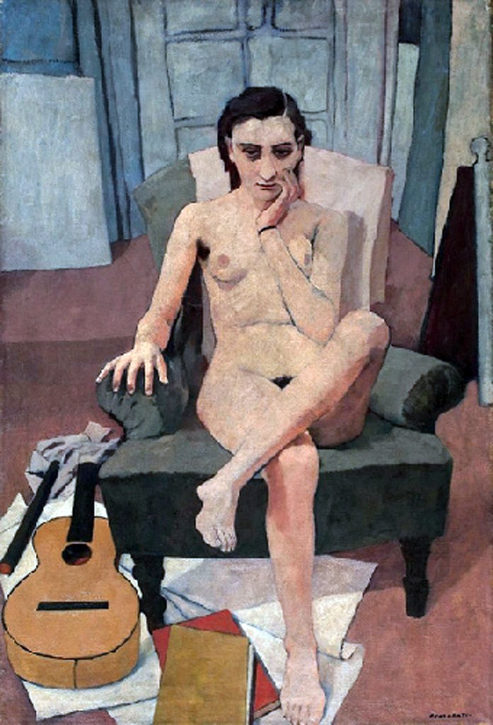 [Felice Casorati - Donna seduta con chitarra 1938[5].jpg]