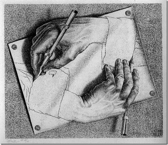 M. C. Escher - DrawingHands