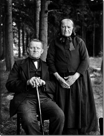 August Sander  - Campesino y su mujer, 1912