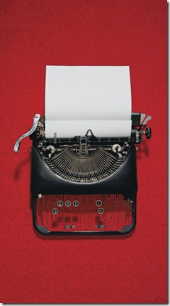 broken typewriter