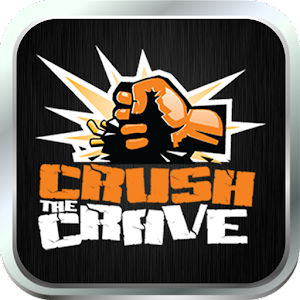 Crush the Crave Phone App Icon: Hand Crushing cigarette
