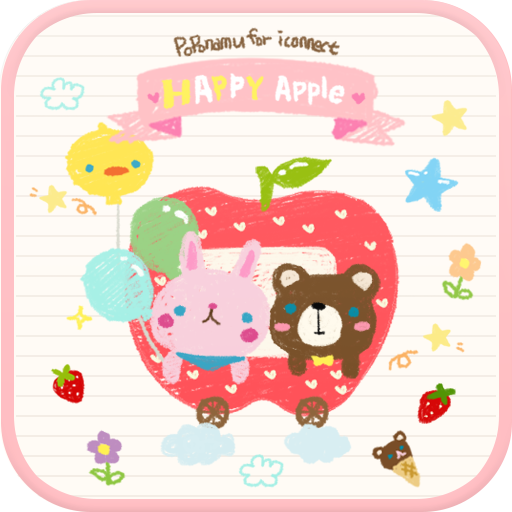 Happy Apple go launcher theme LOGO-APP點子