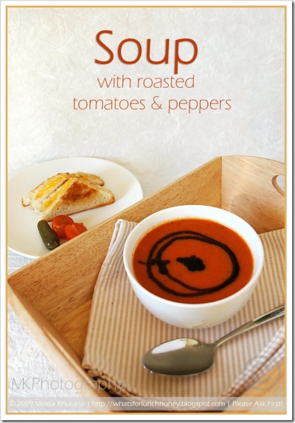 Roasted Tomato Pepper Soup (02) by MeetaK