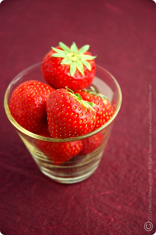 Strawberry Clear Bowl (01) by MeetaK