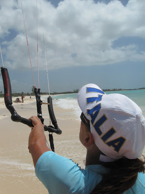 , Anna s back !, Playa Del Carmen Kiteboarding