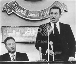 Mubarak in 1981