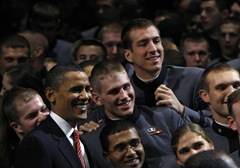 Obama and cadets