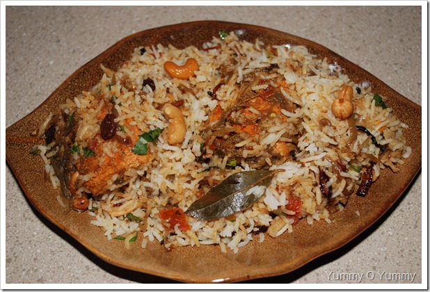 Kerala Style Fish Biriyani