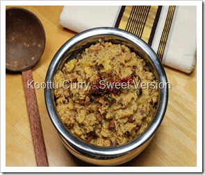 Koottu Curry - Sweet Version
