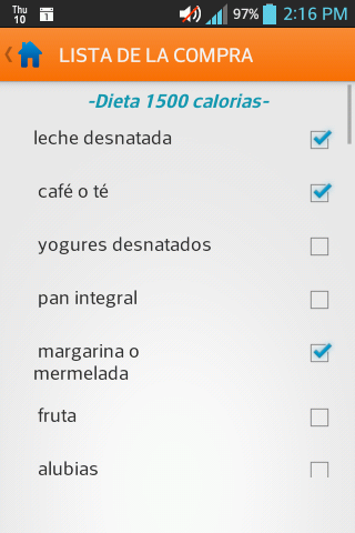 Dietas para adelgazar - screenshot