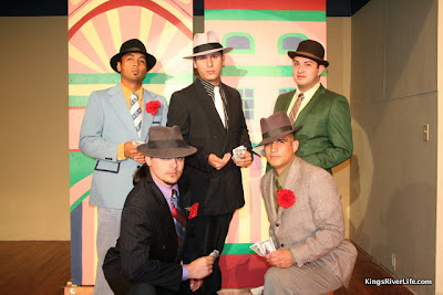 Photo submitted by Erik Valencia on Facebook Guys and Dolls gamblers