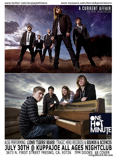 July 30th @ Kuppajoe's $8 cover