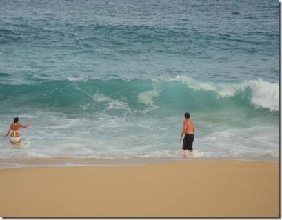 1.  Chris and Lorin in ocean