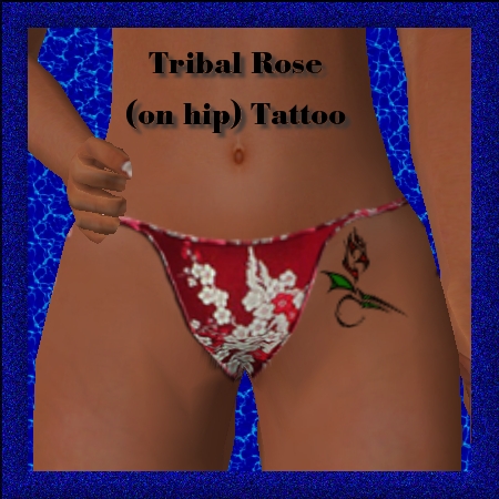 tattoos on hip. tribal tattoo