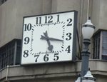 O velho relógio da Praça Ramos de Azevedo. Clique para ampiar