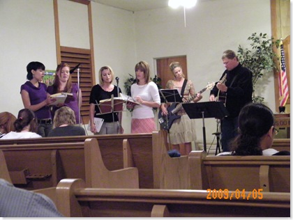 Picacho Baptist Church worship team