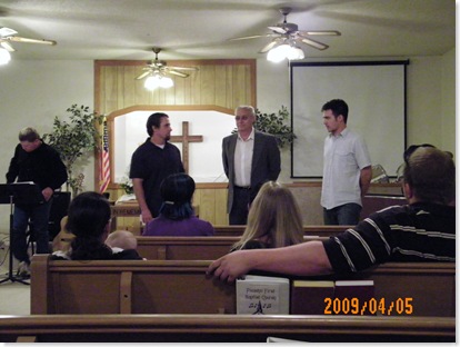 Pastor Jeremy Gee, Don and Youth Pastor Jared Carter
