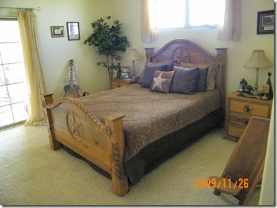 the Pruit master bedroom