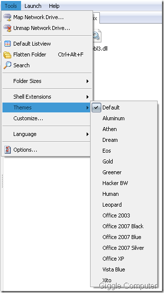 UltraExplorer - Themes