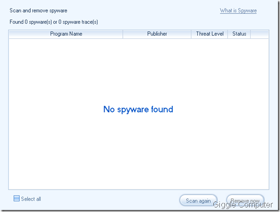 Rising PC Doctor - Scan for spyware