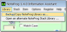 FrogNote - Backup NoteFrog