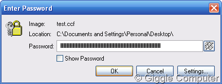 Enter password