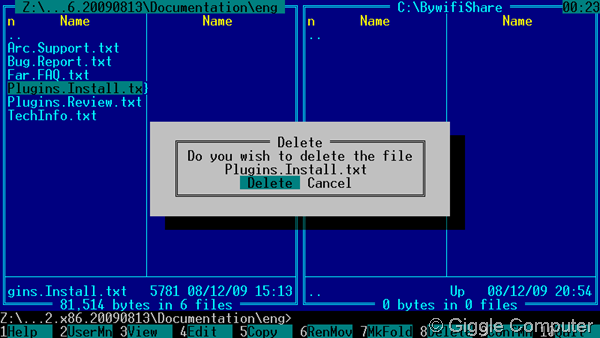 FAR - Delete