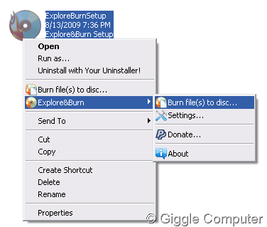 Context menu