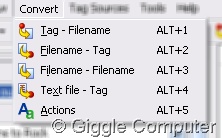 Mp3Tag - Convert