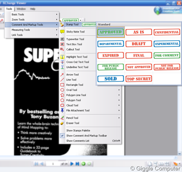 Comment And Markup Tools