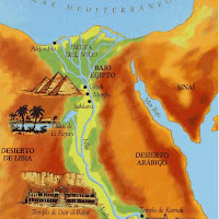 Mapa antiguo Egipto