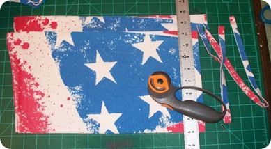 flag shirt folded