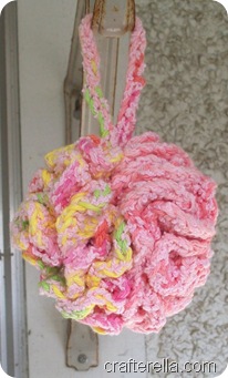 cotton crochet puff