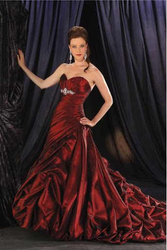 Red Bridal Gowns 2010