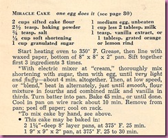 miracle cake recipe