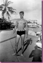 1950s bathing suit man
