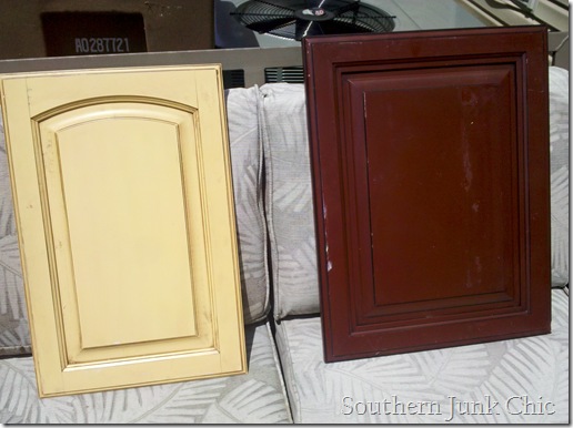 Cabinets before Southern Junk Chic