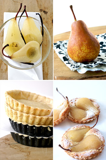 The Nocturnal Kitchen The Absence of Autumn with Bosc Pears Tartelettes