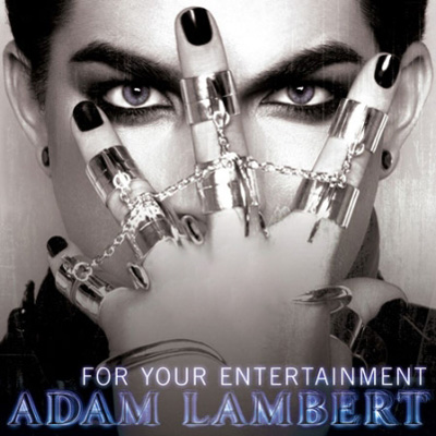 Adam Lambert's 'For your entertainment' single cover