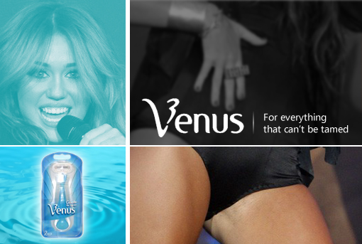 Gillette Venus sponsors Miley Cyrus | 'shopped by J ;P