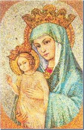 MAMÁ MARÍA Y JESÚS (imagen que está en la Plaza de san Pedro)