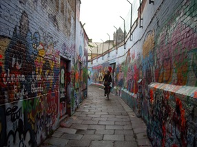 calle de los graffitis, Gante