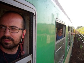 autofoto, tren Breslavia-Cracovia