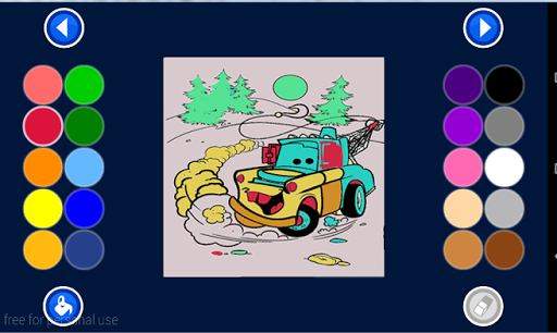 kids coloring - cars