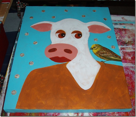 cow in process three
