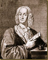 A portrait of Antonio Vivaldi in 1725