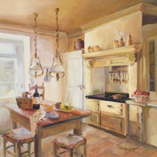 french kitchen art