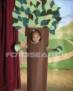 disfraz casero de árbol