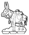 11-Belén recortable 001 burro
